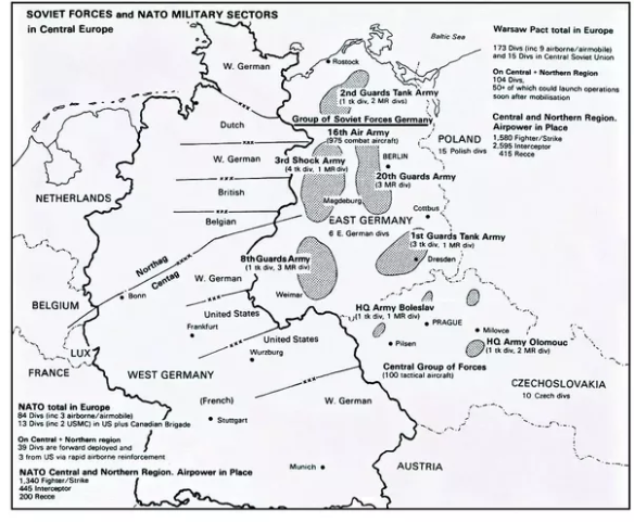What Faced NATO in East Germany