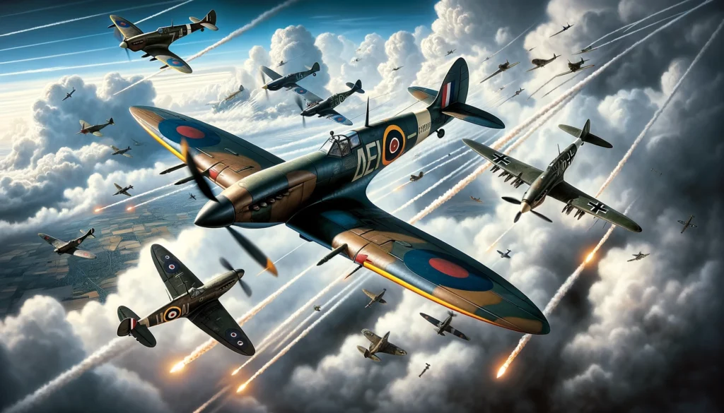 Spitfire XIVs versus Bf 109Ks