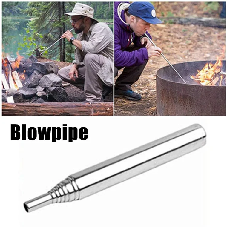14 piece survival gear kit blowpipe