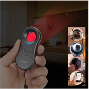 Rechargeable Pocket Sized Hidden Camera Detector with Infrared Viewfinders