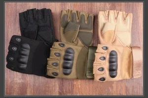 Tactical Half Finger Military Gloves in three colors